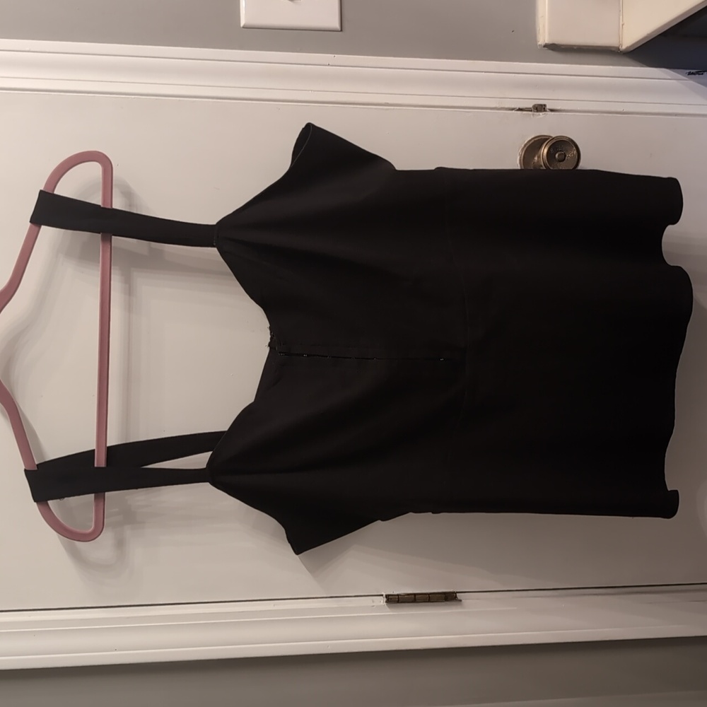 New Torrid Begaline Hookeye Corset Crop Top Deep Black Tank Plus Sz 4 (26) Goth